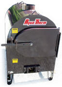 Aqua Therm Unsheltered wood burning boiler