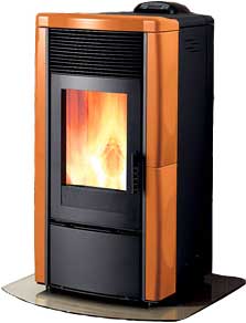Veronica Pellet Stove Ducted EcoTeck