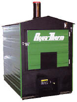Aqua therm Eco One sheltred wood burner