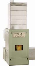 PSG Caddy alterna pellet furnace