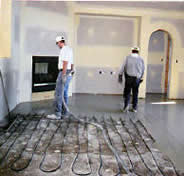 Radiant Floor Pour